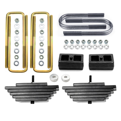 For Early 1999 Ford F250 F350 Super Duty 4X4 3" Front 2" Rear Lift Kit w/ Blocks