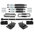 3" Front 2"Rear Leveling Lift Bilstein Track Bar Kit For 1999-2004 Ford F250 4X4
