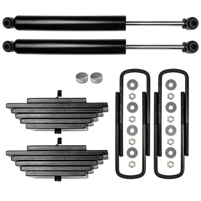 For 1999-2004 Ford F250 F350 4X4 3" Front Leveling Lift Kit w/ Shocks