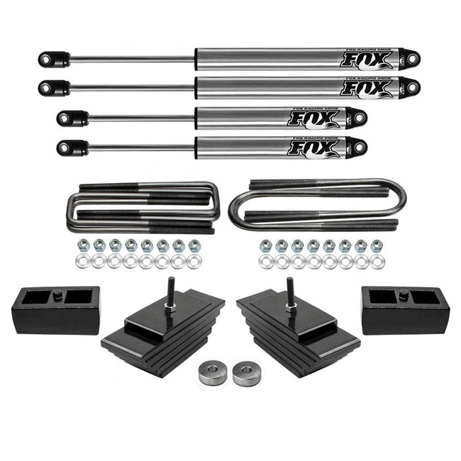 For 1999-2004 Ford F250 4X4 3" Front 2" Rear Leveling Lift Kit w/ Fox Shocks