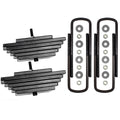 3.5" Front 3" Rear Lift Kit w/ Mini Leaf Packs For 2000-2005 Ford Excursion 4X4