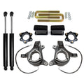 For 2014-2016 Chevy Silverado GMC Sierra 2WD 6" Front 4" Rear Lift Kit +Spindles