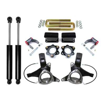 7"/4" Lift Kit For 2016-2018 Chevy Silverado GMC Sierra 1500 2WD w/ Shocks