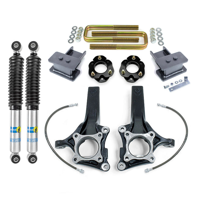 7"/4" Leveling Lift Kit For 2015-2020 Ford F150 2WD w/ Bilstein Shocks
