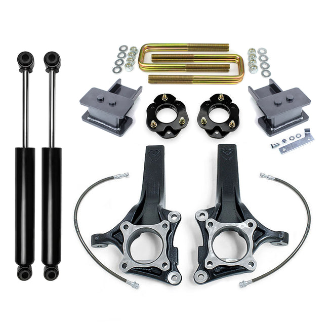 6.5"/3" Leveling Lift Kit For 2009-2014 Ford F150 2WD w/ Spindles, Shocks