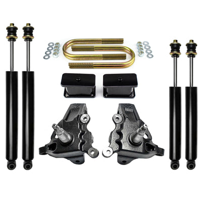 3.5"/3" Leveling Lift Kit For 1997-2004 Ford F150 2WD w/ Shocks