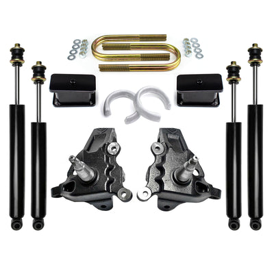 5.5"/3" Full Leveling Lift Kit For 1997-2004 Ford F150 2WD w/ Shocks