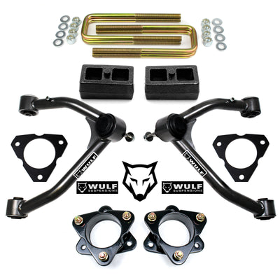 3.5" Front 2" Rear Leveling Lift Kit For 07-16 Chevy Silverado Sierra