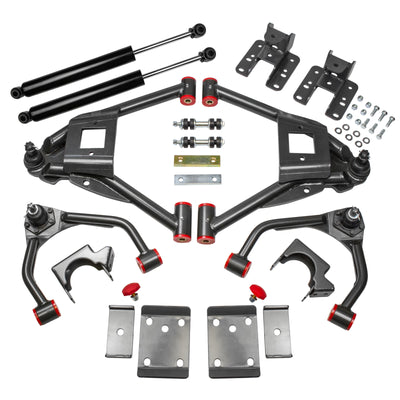 4"/6" Drop Lowering Kit For 2015-2018 Chevy Silverado GMC Sierra 2WD w/ Shocks