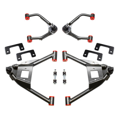 3" Adj Drop Lowering Kit For 2007-2014 Chevy Tahoe GMC Yukon 2WD Control Arms