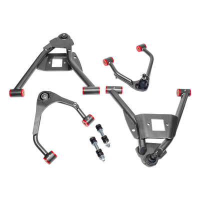 3"/5" Full Drop Lowering Kit For 2007-2014 GMC Sierra 1500 2WD w/ Control Arms