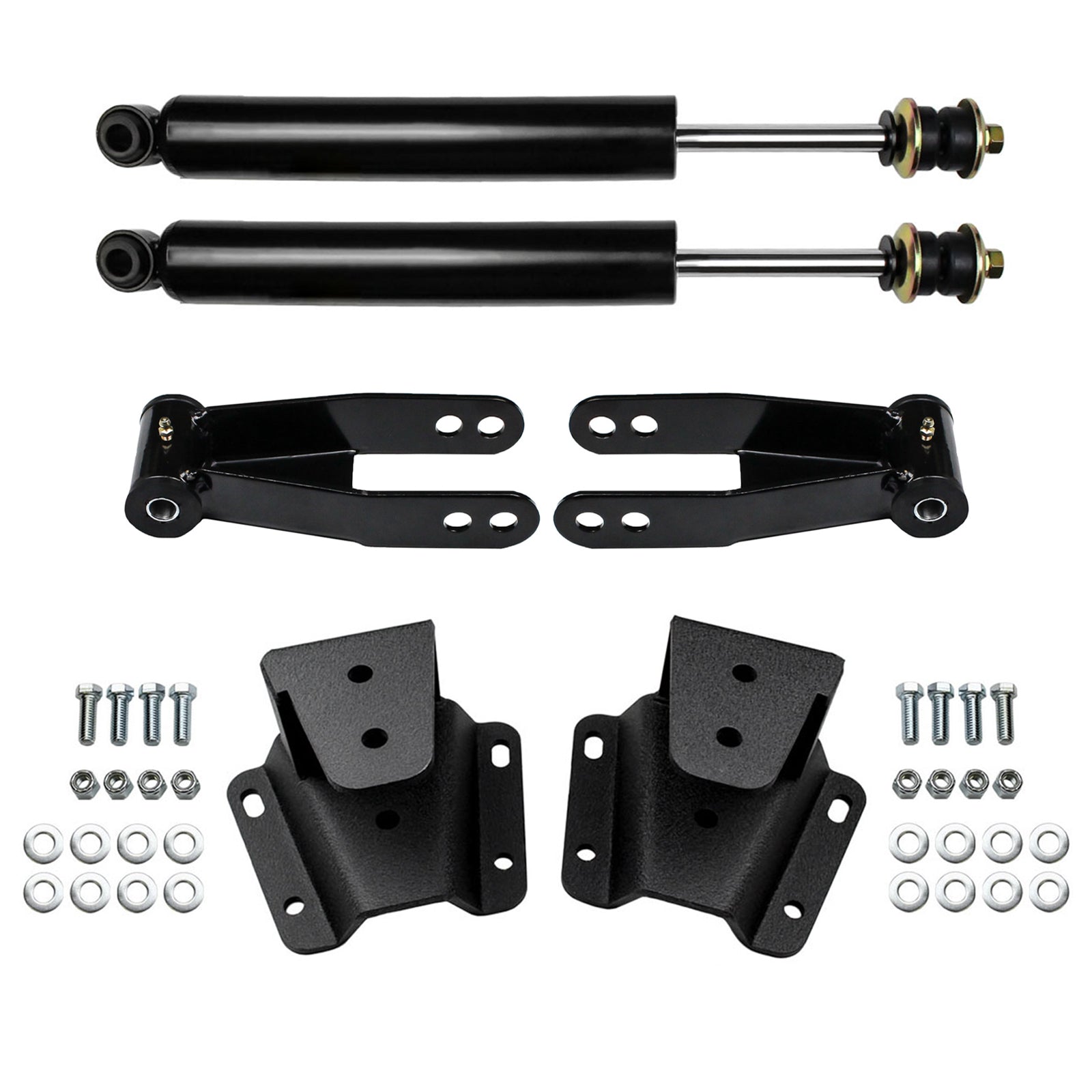 4 Rear Drop Lowering Kit With Rear Shocks Fits 1965 1972 Ford F100 2wd