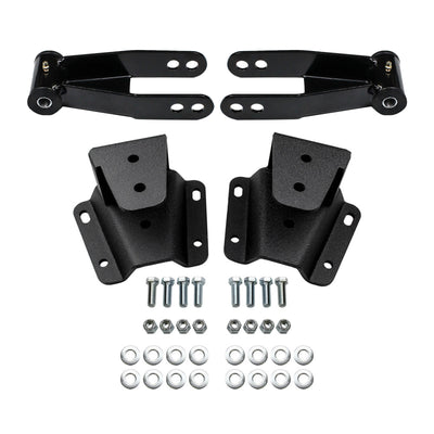 4" Rear Drop Lowering Hanger Shackle Kit For 1965-1972 Ford F100 2WD
