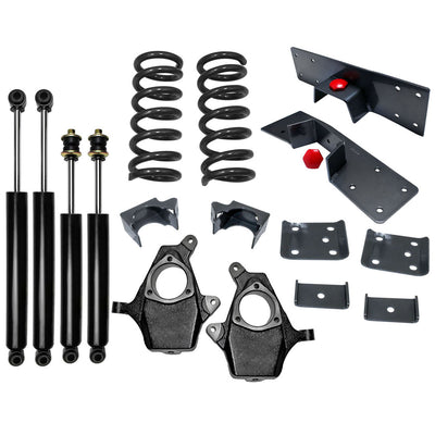 4"/6" Drop Lowering Kit For 1999-2007 Chevy Silverado GMC Sierra 1500 2WD V8