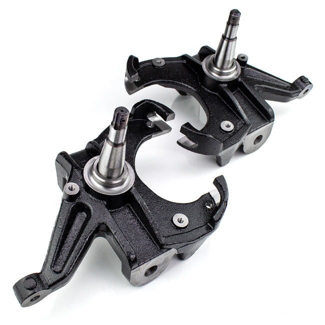 DRIVE-PRIME 2.5" Front Drop Spindles For 1973-1987 Chevy C10 2WD (w/ 1" Rotor)