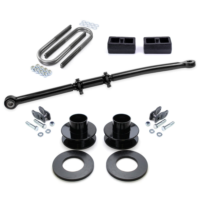 2.5" Front 2" Rear Lift Kit For 2005-2010 Ford F250 F350 4X4 w/ Shock Extenders