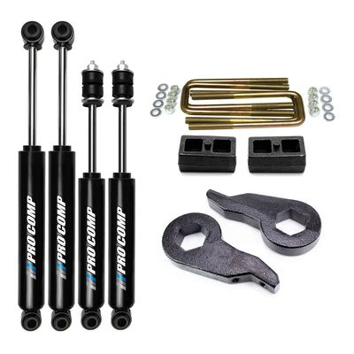 3"/2" Lift Kit For 2001-2010 GMC Sierra 2500HD 4X4 w/ ProComp ES9000 Shocks