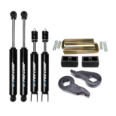 3"/2" Leveling Lift Kit For 2001-2010 GMC Sierra 3500HD 4X4 w/ Pro Comp Shocks