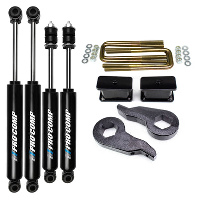 3" Full Lift Kit For 2001-2010 GMC Sierra 3500HD 4X4 w/ Pro Comp Shocks