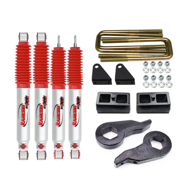 3"/2" Lift Kit w/ Rancho Shocks For 2001-2010 Chevy Silverado GMC Sierra 3500HD