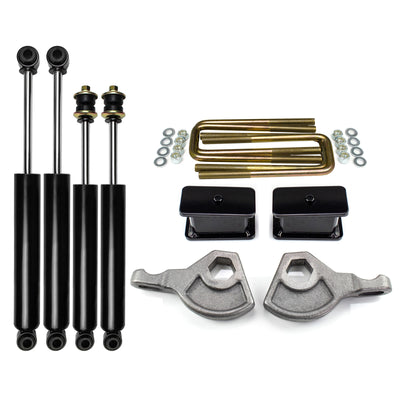 3" Full Lift Kit Fits 1997-2004 Dodge Dakota 4X4 w/ Nitro Gas Shocks