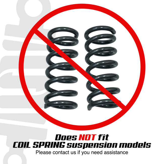 4" Spindle Lift Kit w Shackles For 2001-2012 Ford Ranger 2WD Torsion Suspension