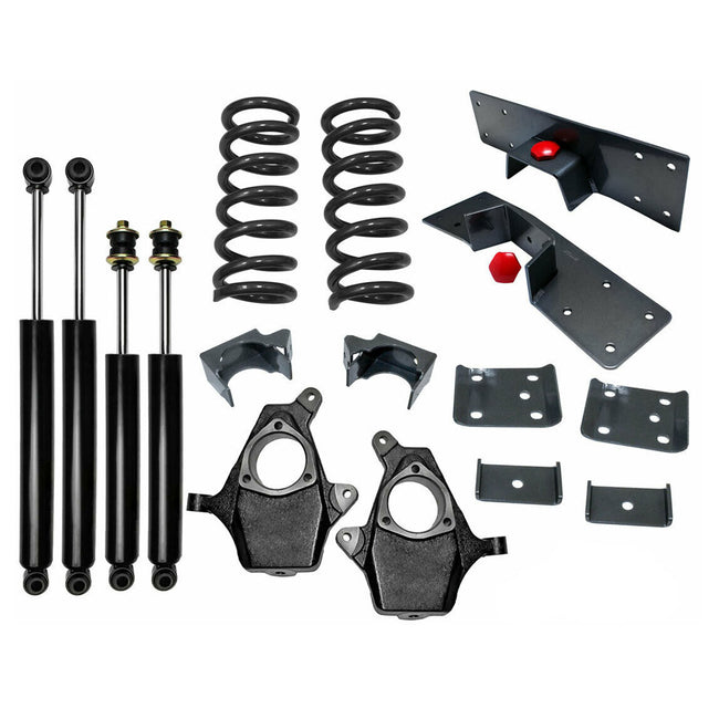For 1999-2007 GMC Sierra 1500 V8 2WD 4"/6" Drop Lowering Kit with Shocks