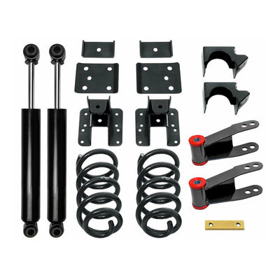 2"/4" Leveling Lowering Kit For 2007-2013 Chevy Silverado GMC Sierra V8 w Shocks